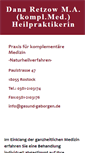 Mobile Screenshot of gesund-geborgen.de
