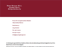 Tablet Screenshot of gesund-geborgen.de